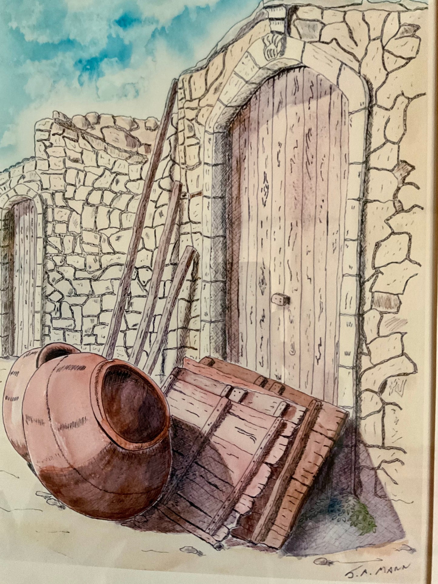 Pithary pot and doors