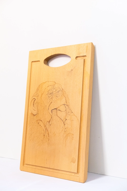 Chopping board cheeky monkey
