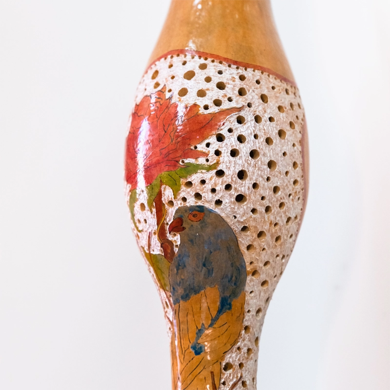 Gourd lamp, time for a snack