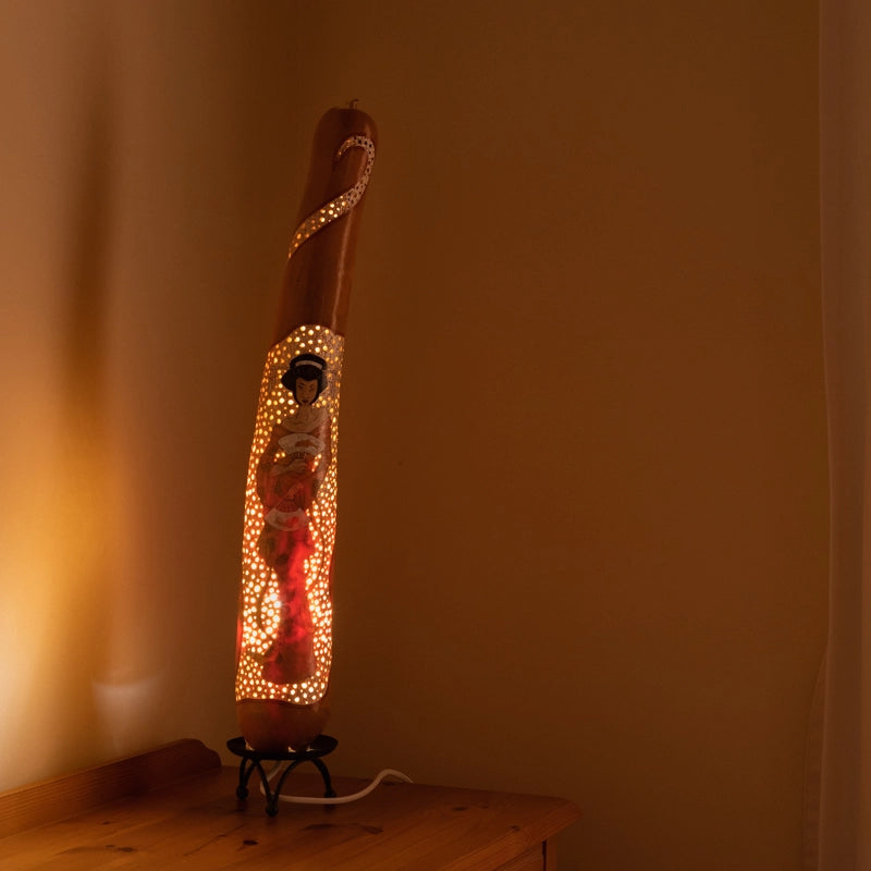 Gourd lamp geisha girl