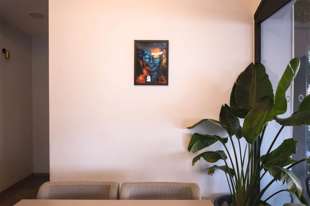 Colourful abstract buddha - diamond painting