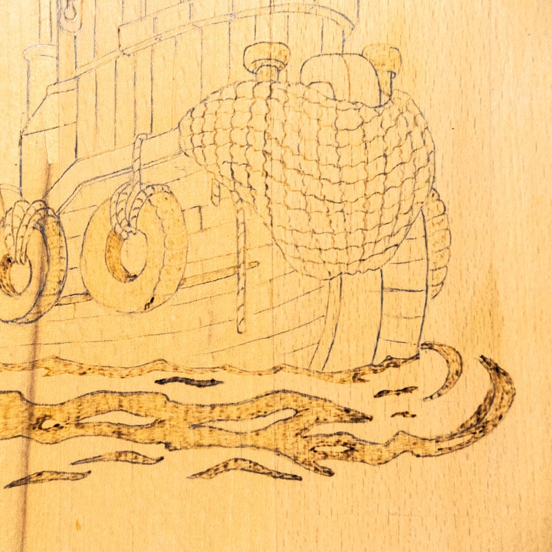 Chopping board new york tug boat