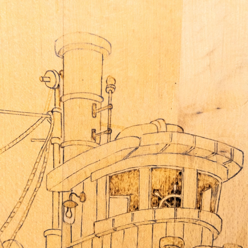 Chopping board new york tug boat