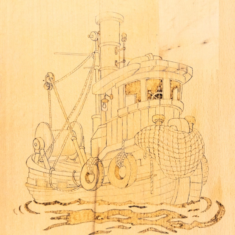 Chopping board new york tug boat