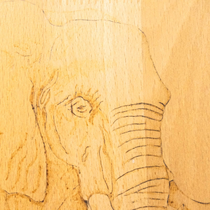 Chopping board bull elephant