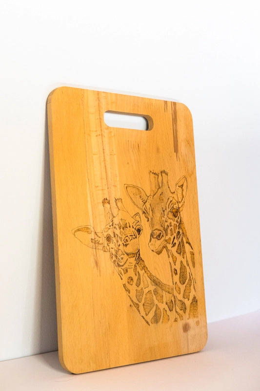 Chopping board, Giraffes