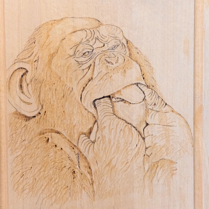 Chopping board cheeky monkey