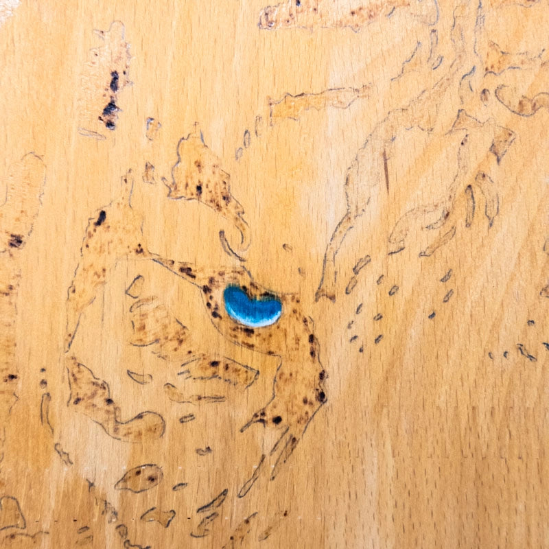 Chopping board eye of the tiger