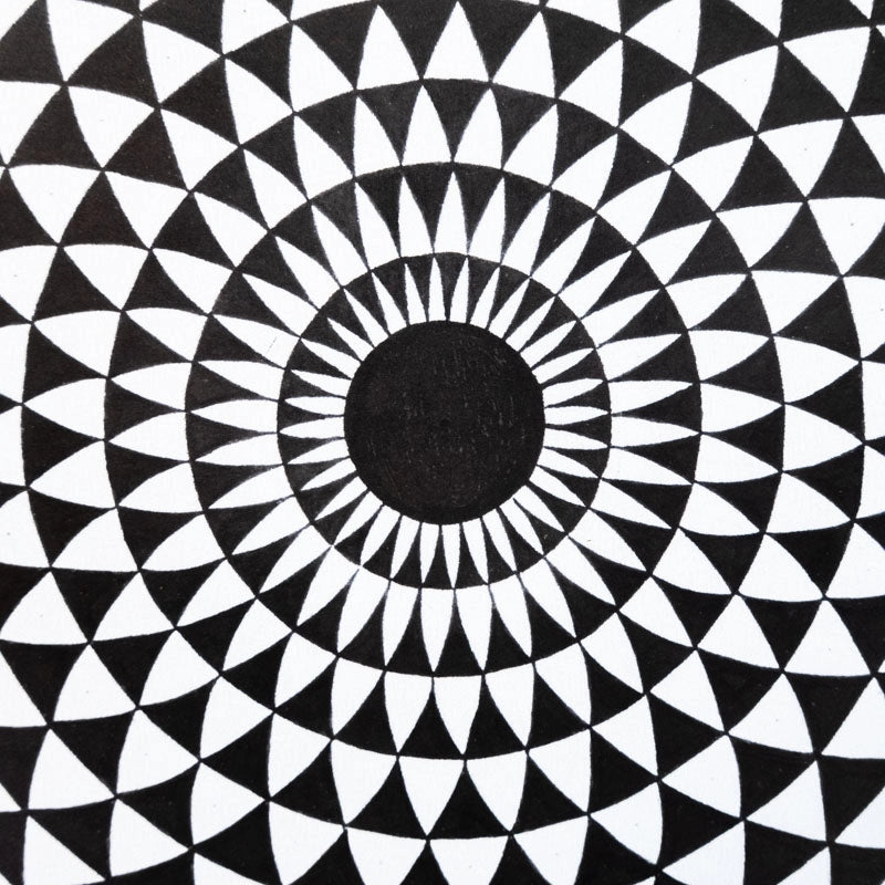 Original - geometric eye - drawing