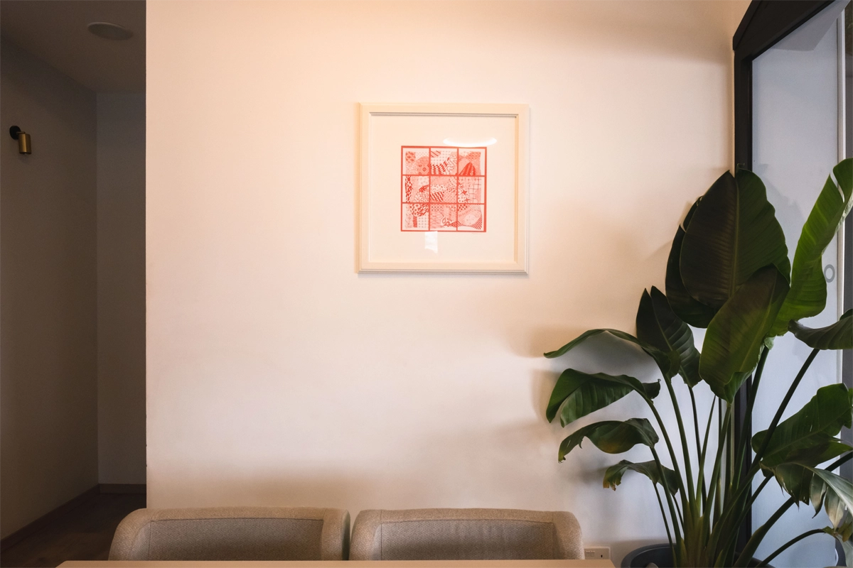 Original tiled zentangle drawing