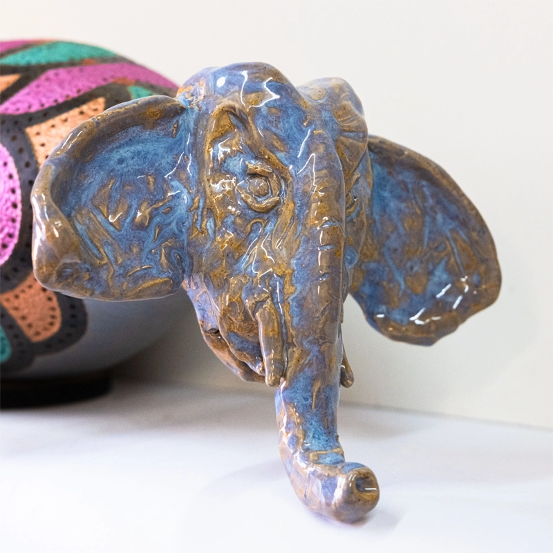 Gourd lamp Indian elephant