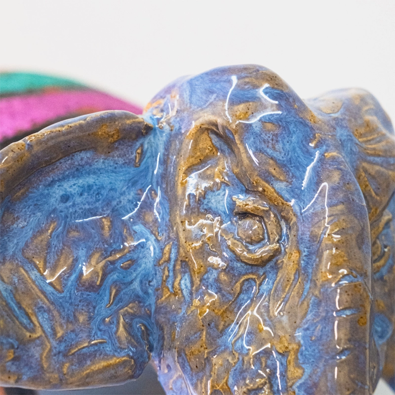 Gourd lamp Indian elephant