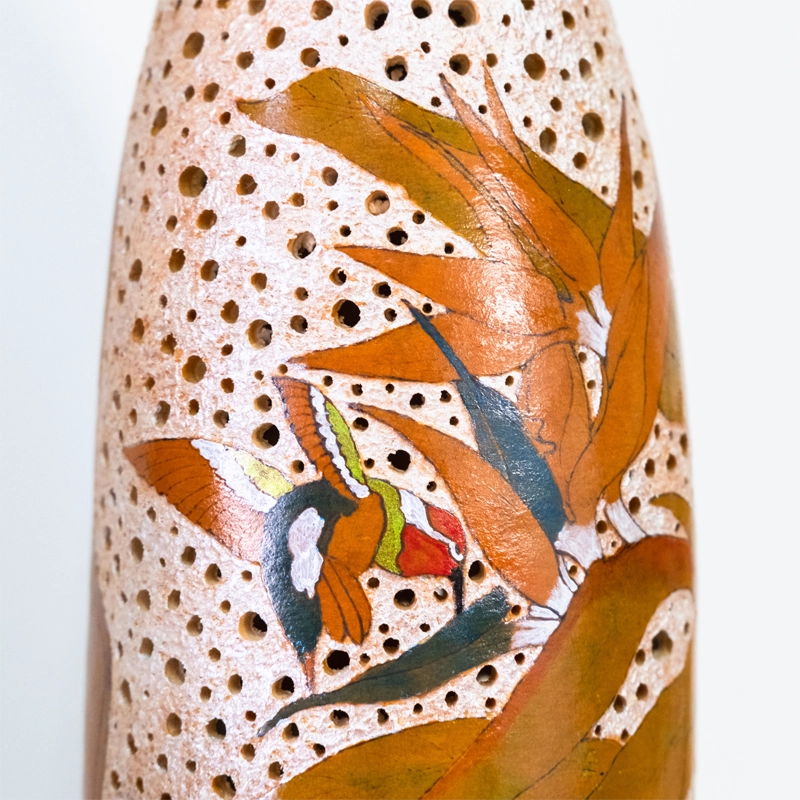 Gourd lamp Hummingbird