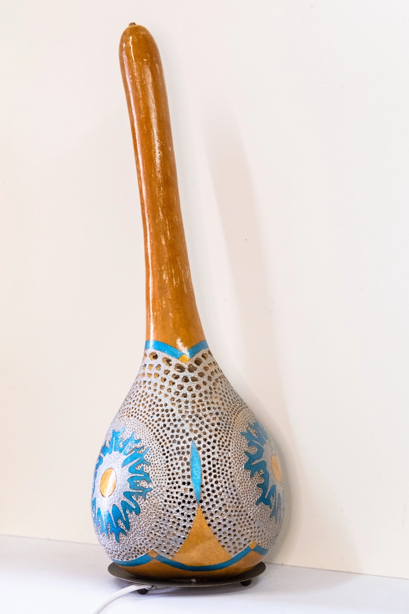 Gourd lamp, decreasing circles