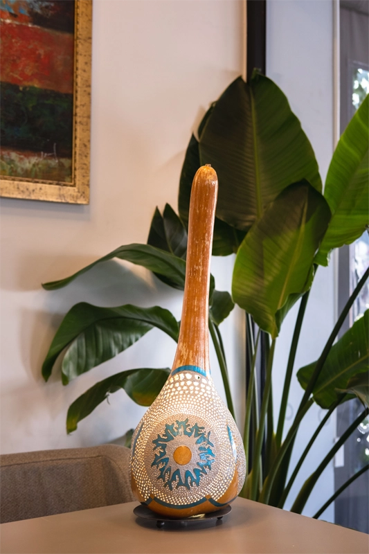 Gourd lamp, decreasing circles