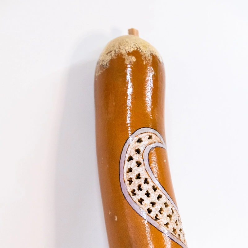 Gourd lamp Japanese warrior