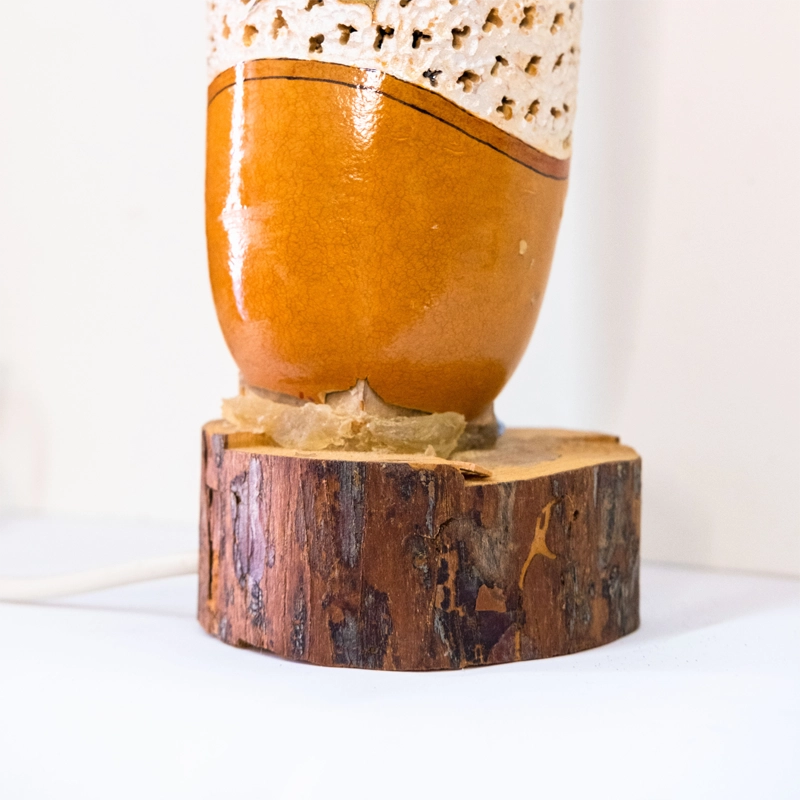 Gourd lamp Japanese warrior