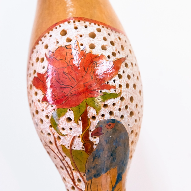 Gourd lamp, time for a snack