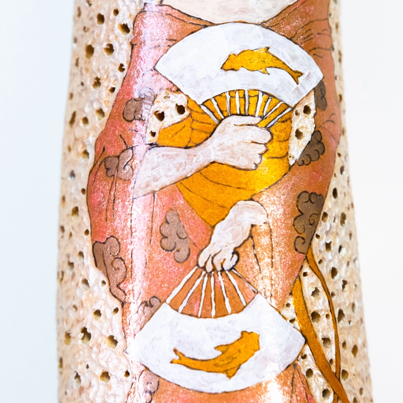 Gourd lamp geisha girl