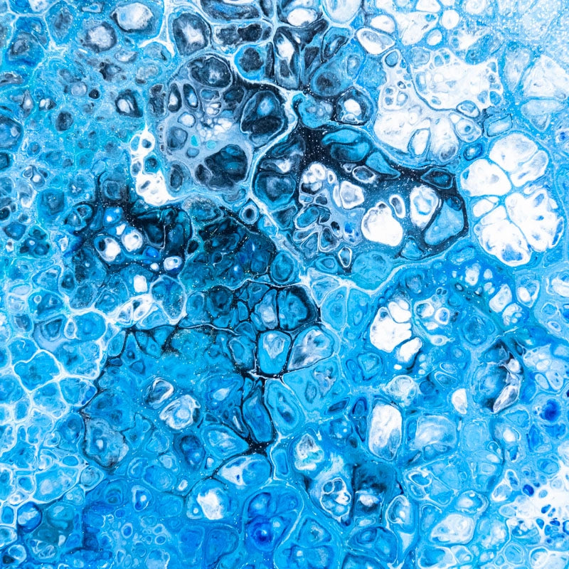 Into the Abyss - original acrylic pour painting