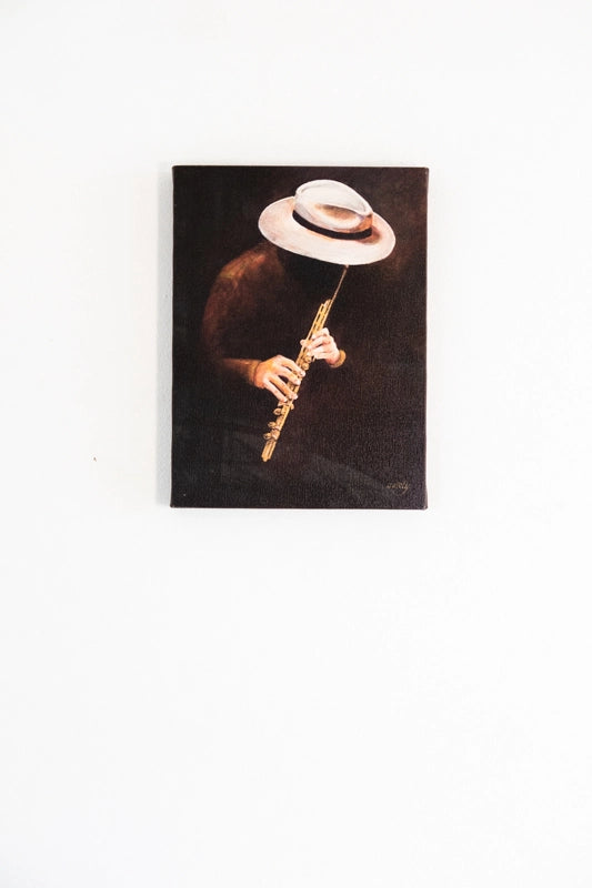 Musicians in hats - Flute