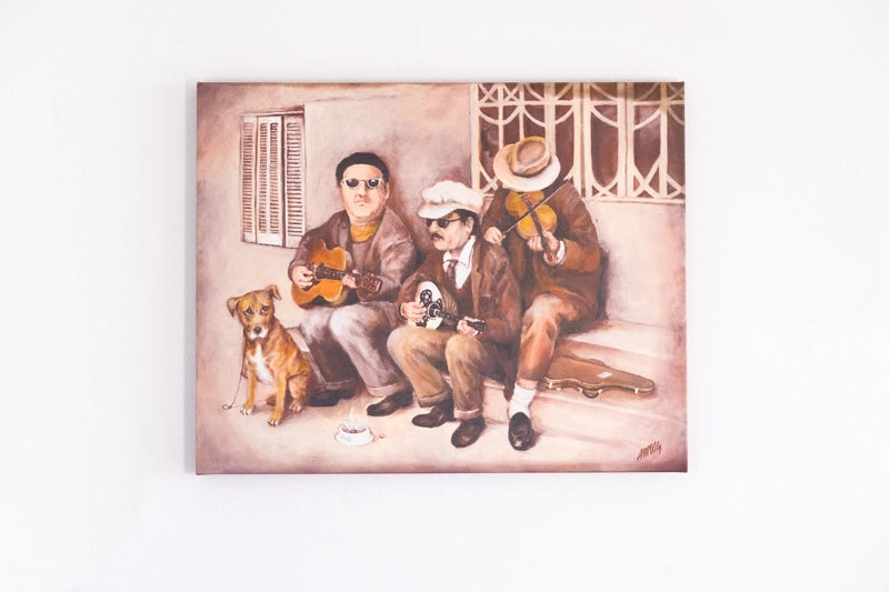 From musicians series three street buskers