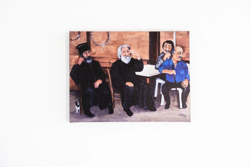 From Cyprus life series, by Angela Winstanley - box canvas print -30 x 40 cm 